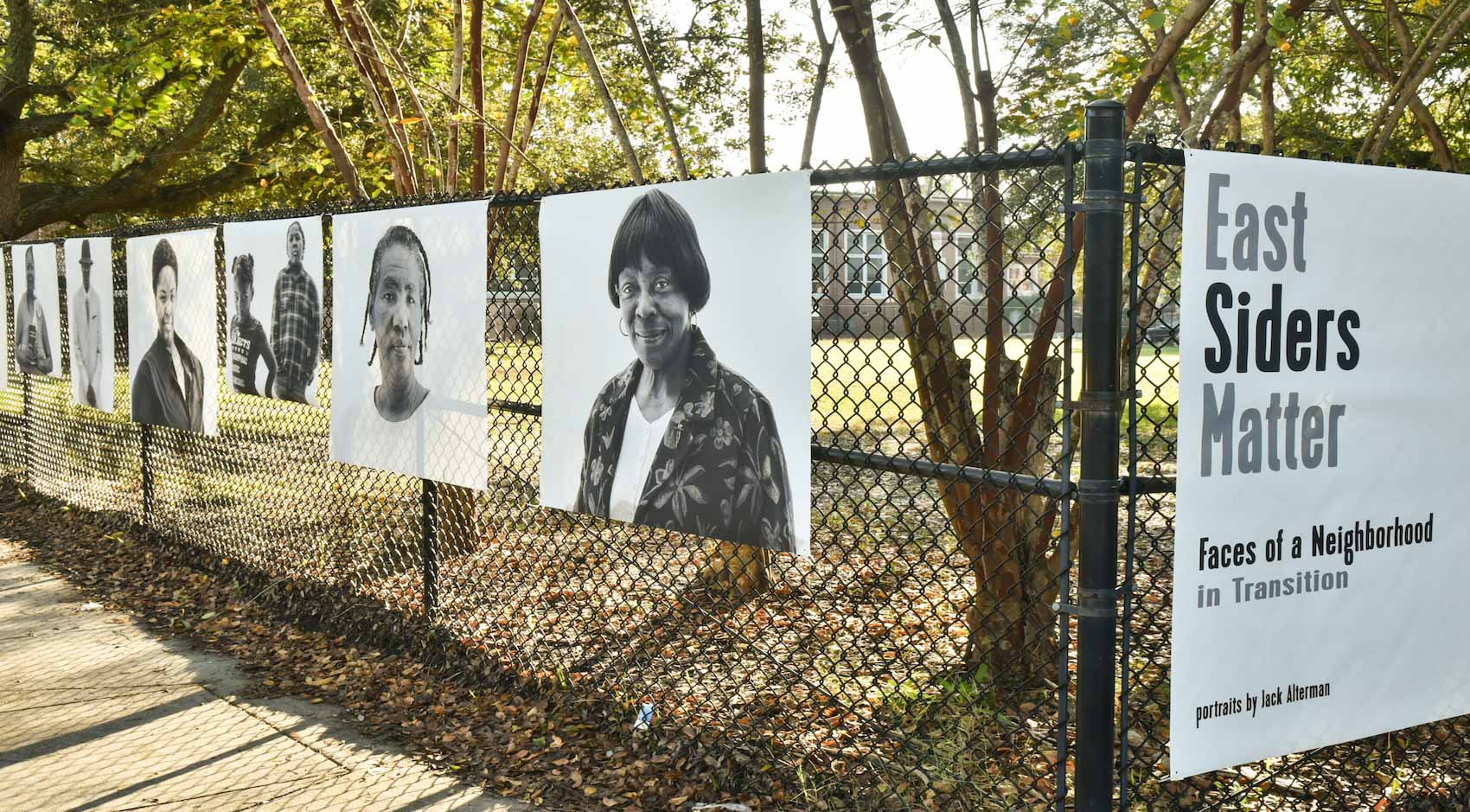 Campaign on Fence on the Eastside of Charleston SC 